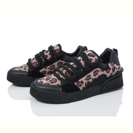 Кроссовки Violeta 143-40 black-khaki