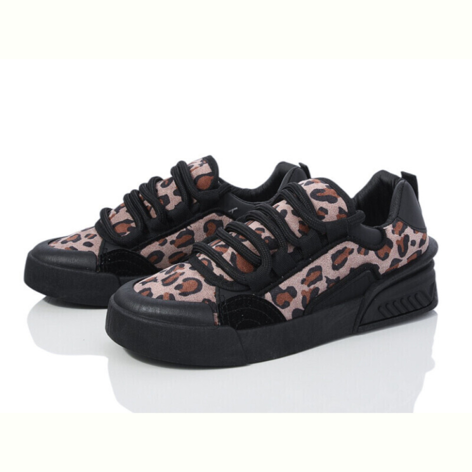 Кроссовки Violeta 143-40 black-khaki