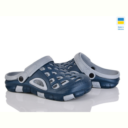 Кроксы Vladimir Cross 308 синьо-сірий
