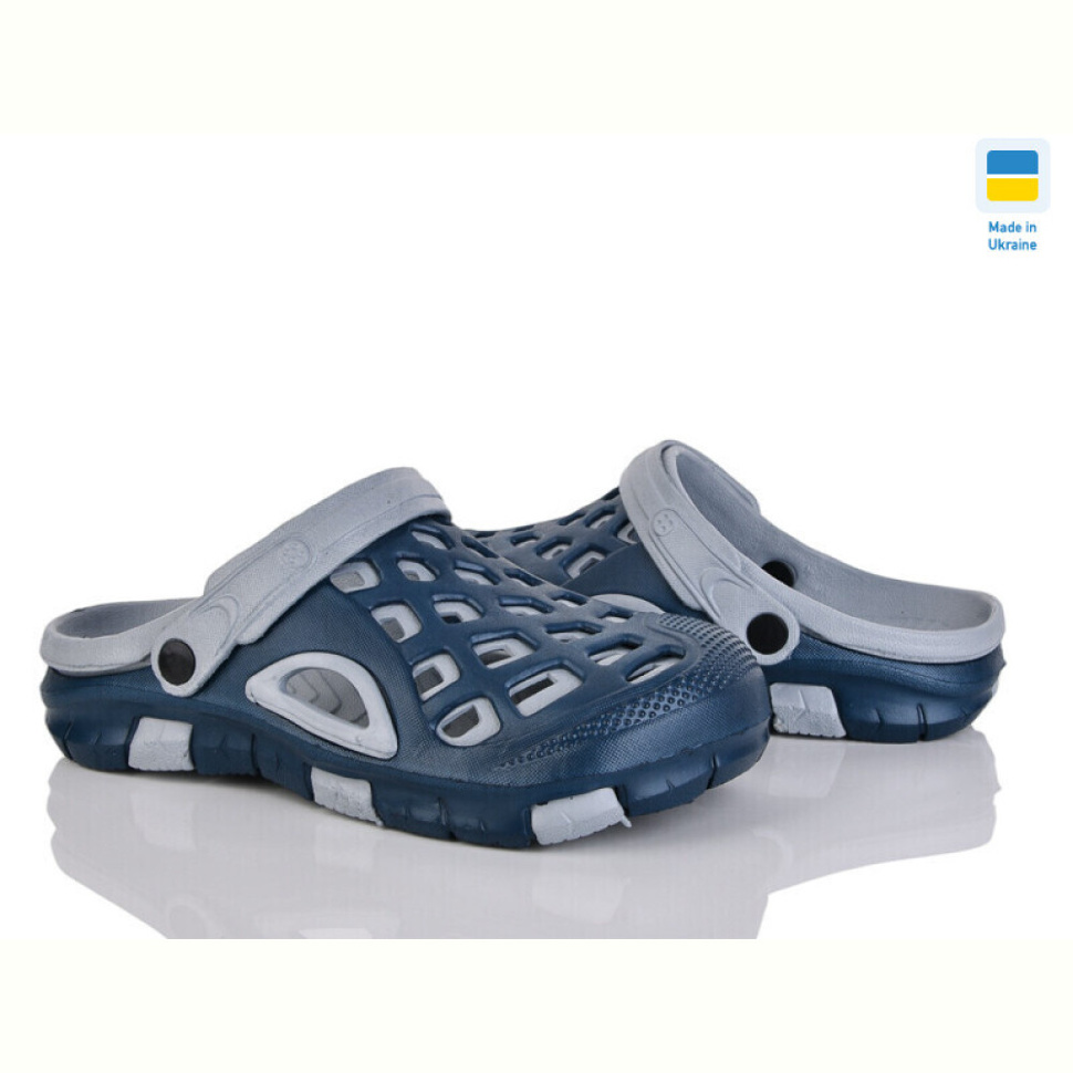 Кроксы Vladimir Cross 308 синьо-сірий