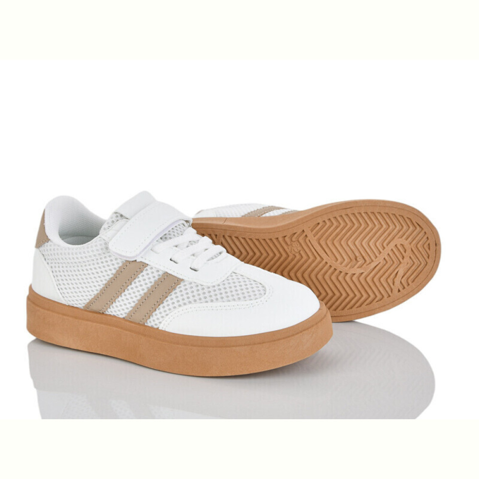 Кроссовки KIMBOO RL604-3 white-brown