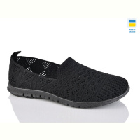Слипоны DeMur 649 чорний