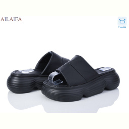 Шлепки Ailaifa 7055 black