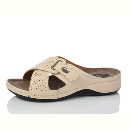 Шлепки Sali-2 D106 beige