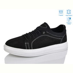 Кроссовки STT 01 black-grey нубук