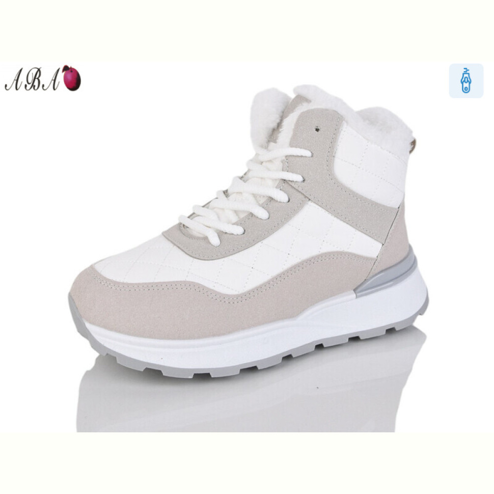 Ботинки Aba 8711 white-grey