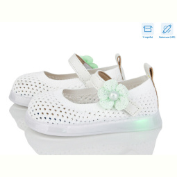 Туфли Poni kids B691 white LED
