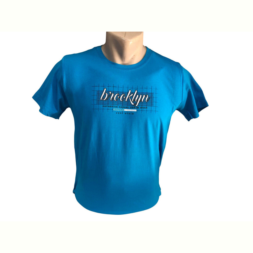 Футболка TurkishBrend C006 блакитний