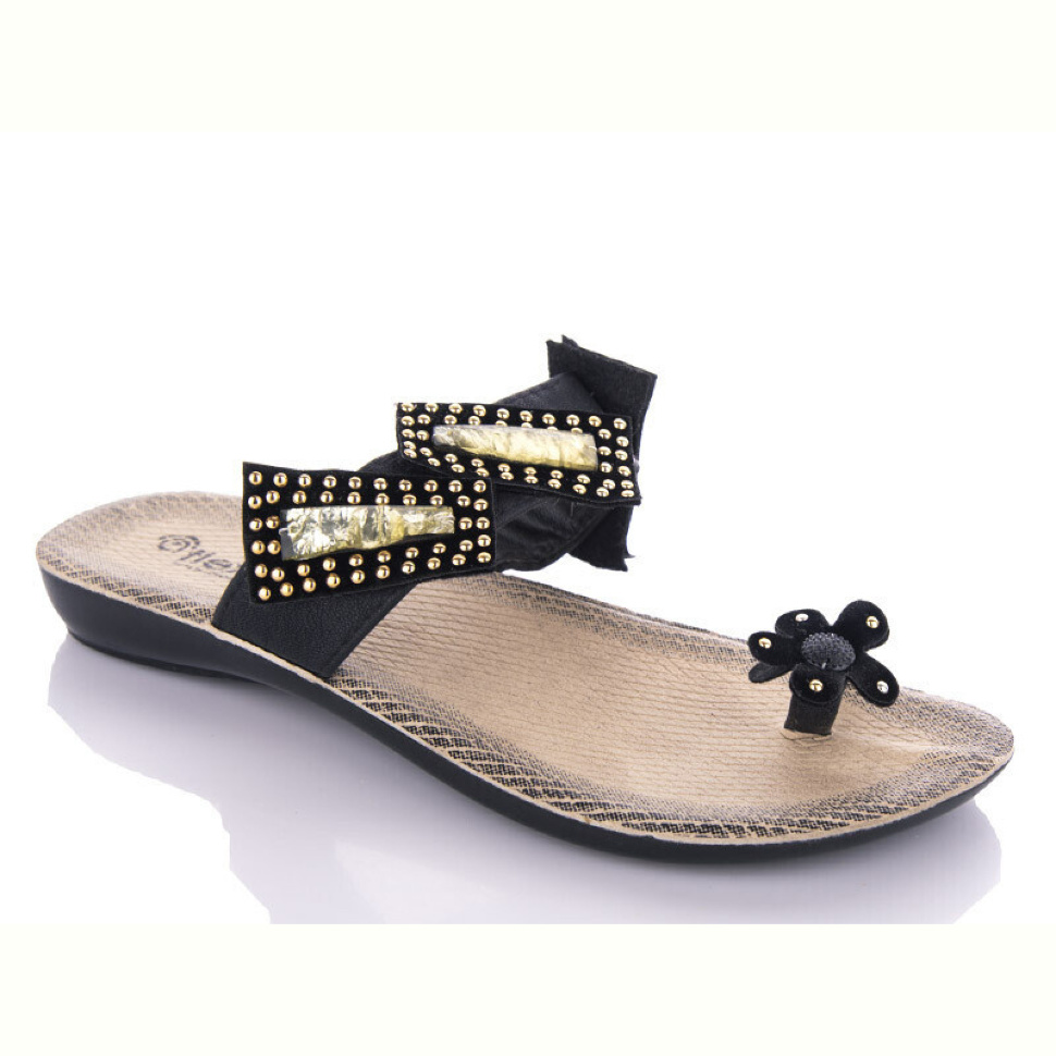 Шлепки DeMur W26-07200 black