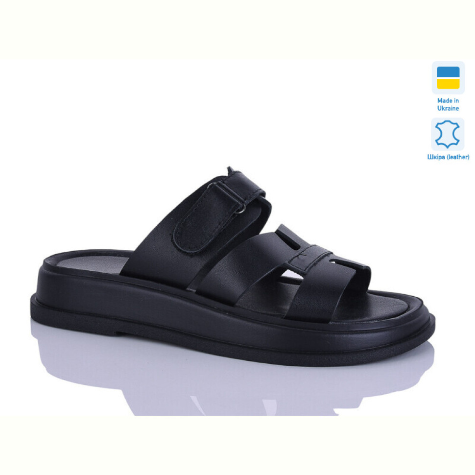 Шлепки Sali 5 чорний к.