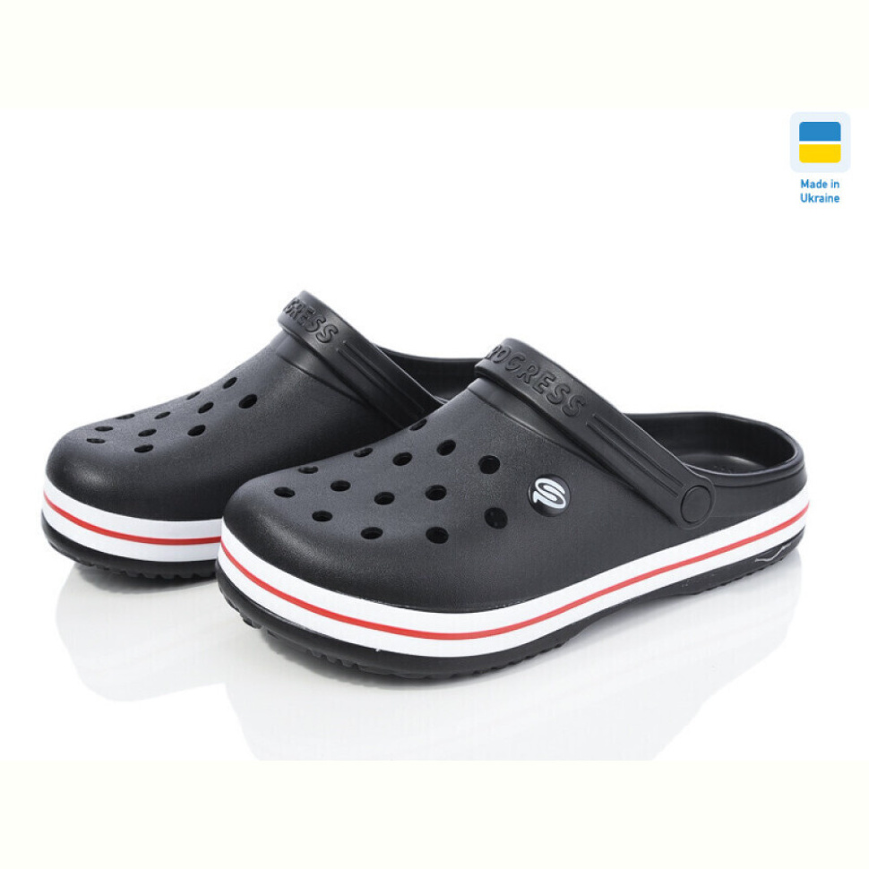 Кроксы Golden Lion 224 чорний Кроксы Golden Lion 224 чорний
