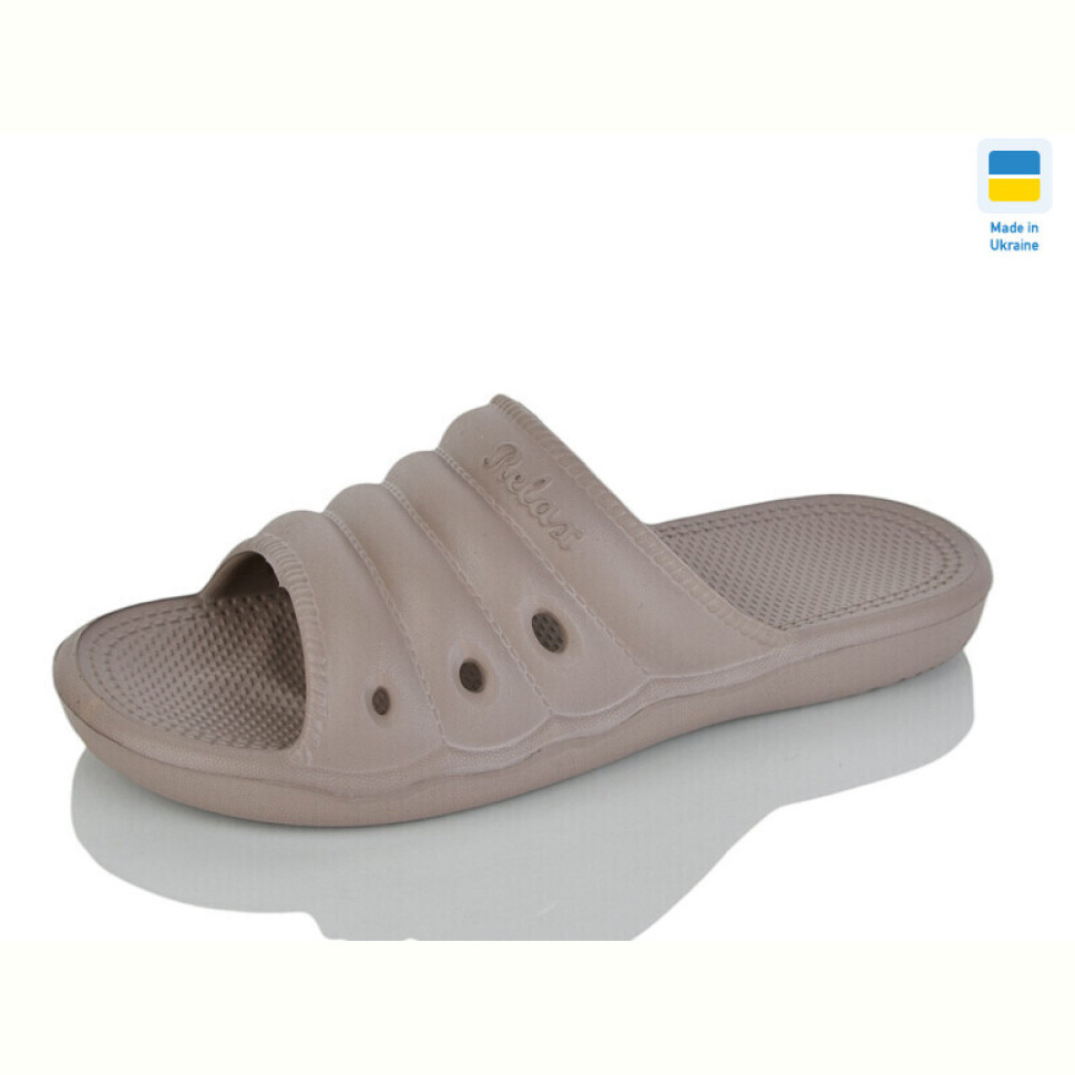 Шлепки Крок DS66 таупе