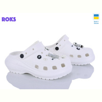 Кроксы Roks 1410-2-6 білий