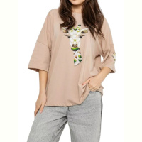 Футболка Massmag 2012 бежевий