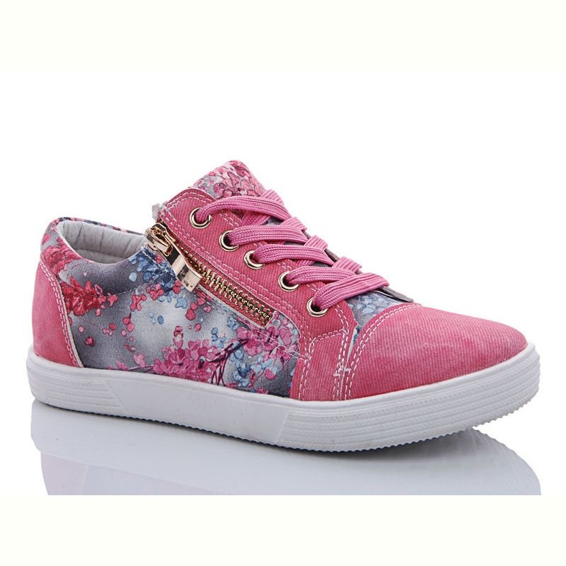 Слипоны Леопард X402-2 pink