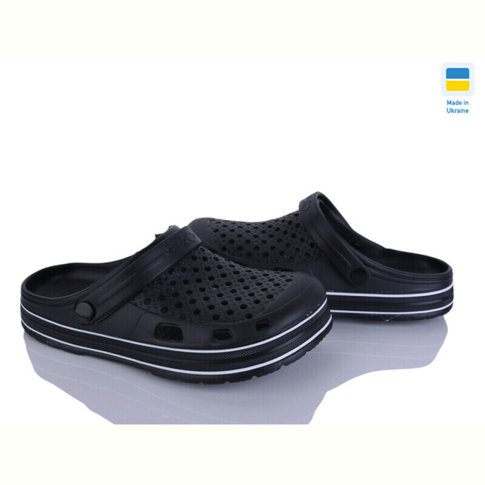 Кроксы Golden Lion М51 чорний