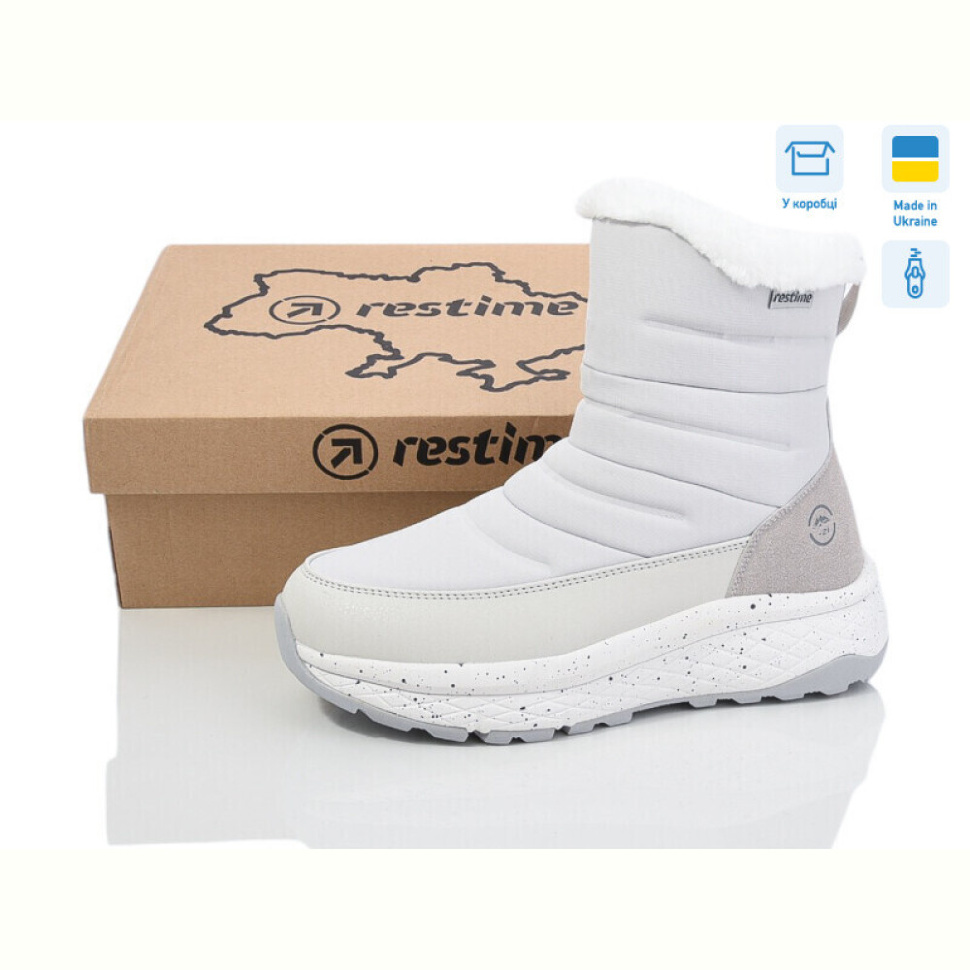Ботинки Restime AWZ24296 l.grey