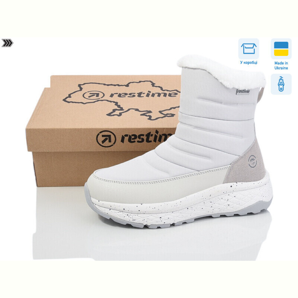 Ботинки Restime AWZ24296 l.grey