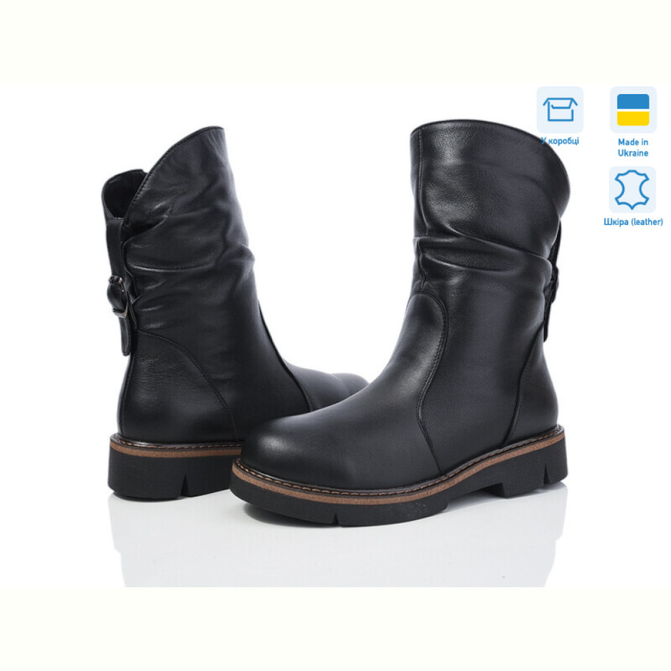Ботинки Mona Lisa 911 чорний к. Ботинки Mona Lisa 911 чорний к.
