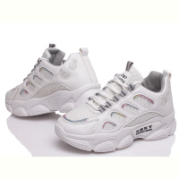 Кроссовки Prime-Opt Prime N107 white-gray(35-39)