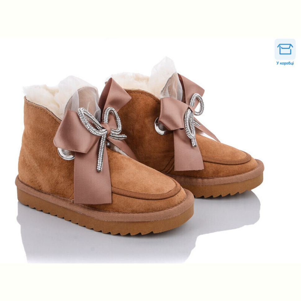 Угги КалориЯ L5655 рудий бант