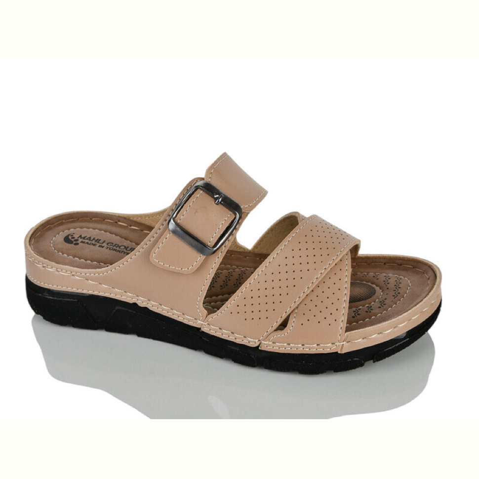 Шлепки Lot Shoes 002 мокко шкіра