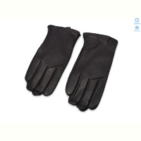 Перчатки RuBi X6-1 black шкіра олень вовна