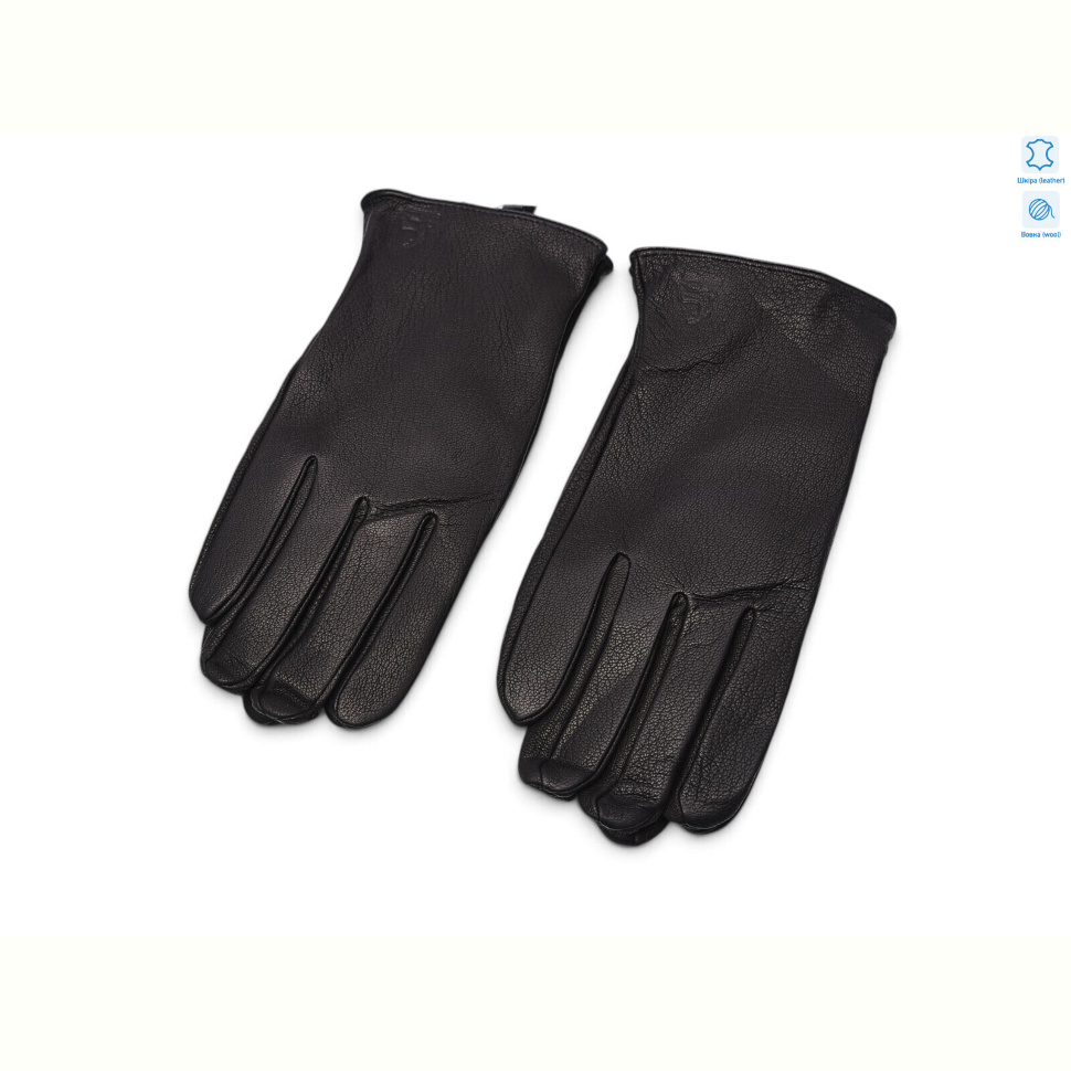 Перчатки RuBi X6-1 black шкіра олень вовна Перчатки RuBi X6-1 black шкіра олень вовна