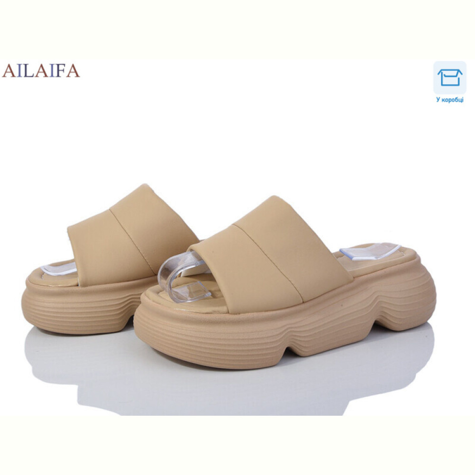 Шлепки Ailaifa 7055 khaki