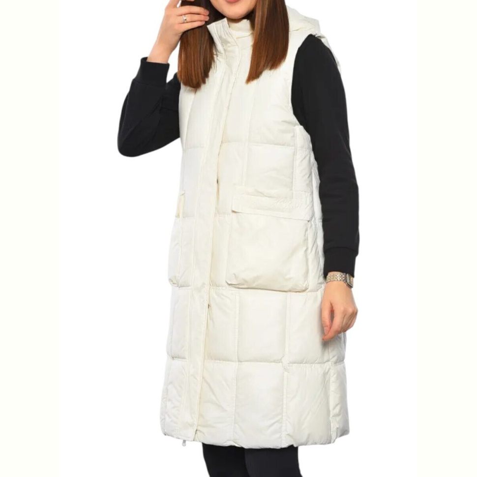 Жилетка Sport style 1165 молочний