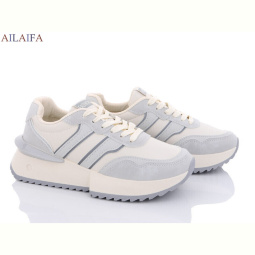 Кроссовки Ailaifa A869 beige-grey