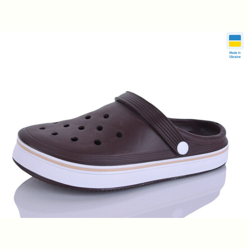 Кроксы M&L  Alex13 B17 коричневий