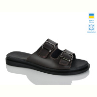 Шлепки Sali 191 шоколад к.