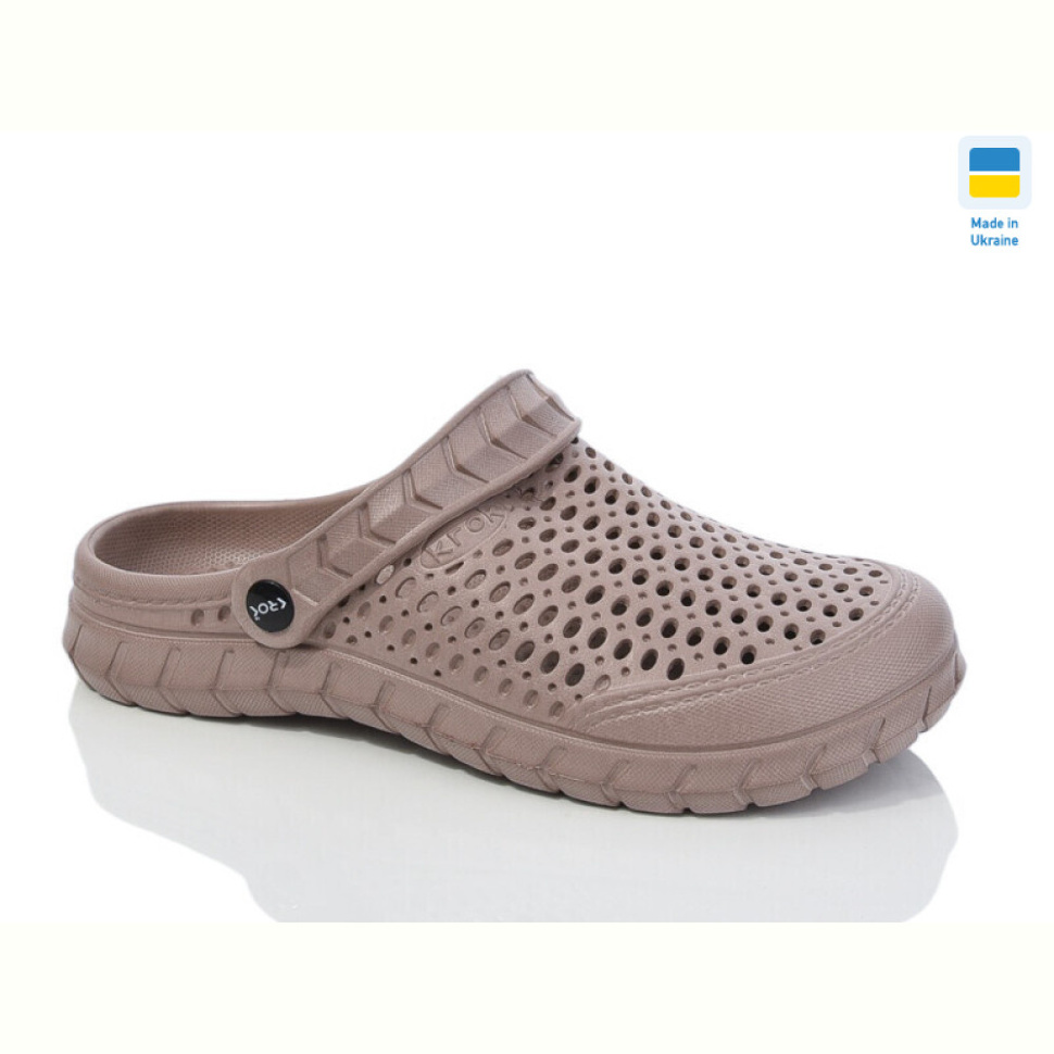 Кроксы Крок С62М св.коричневий