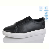 Кроссовки STT 01 black шкіра