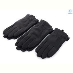 Перчатки RuBi S114М шкіра оленя-махра black