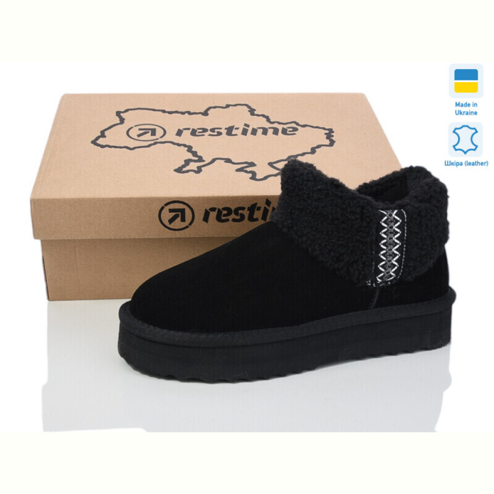 Угги Restime YWZ24450 black
