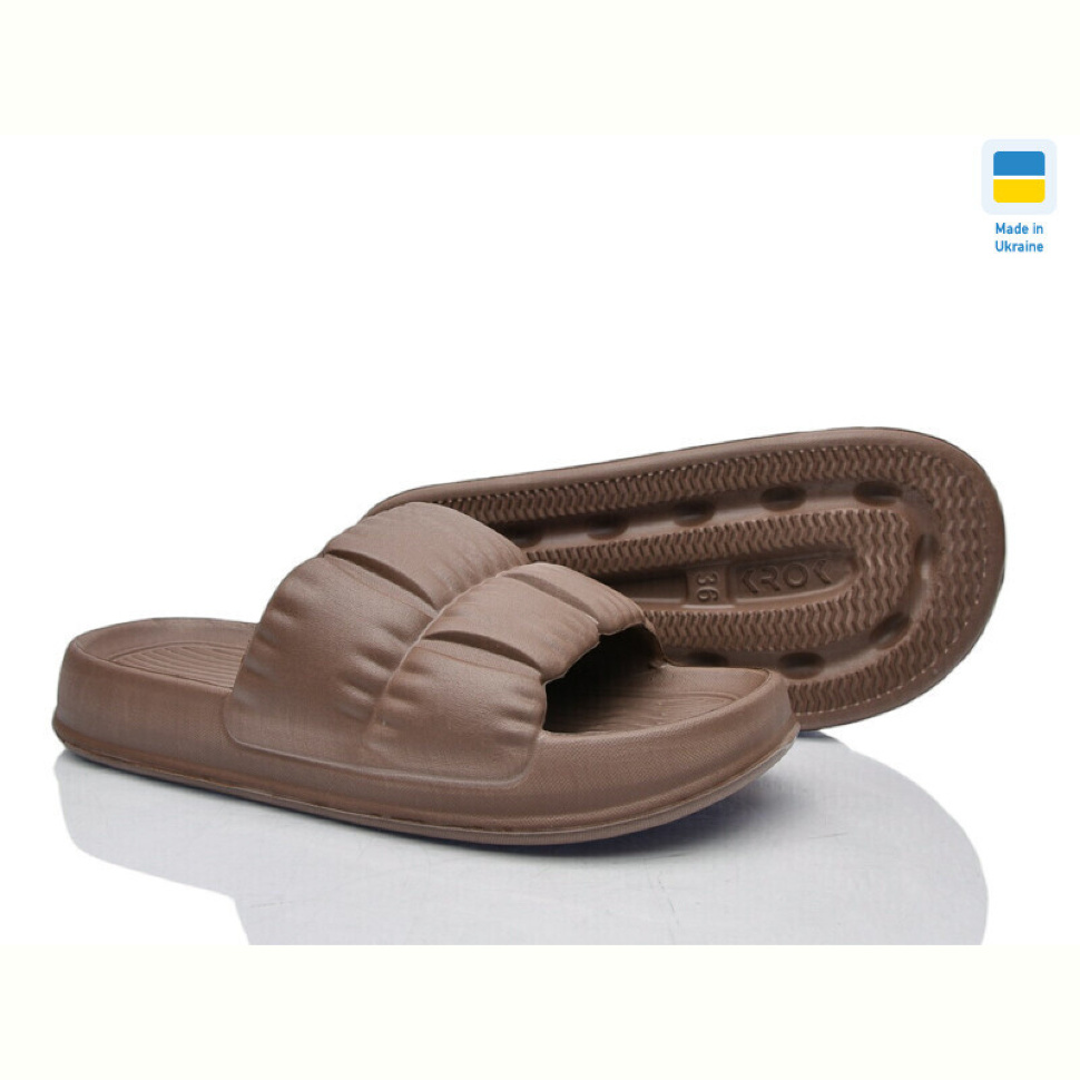 Шлепки Vladimir Крок С95 т.корич.