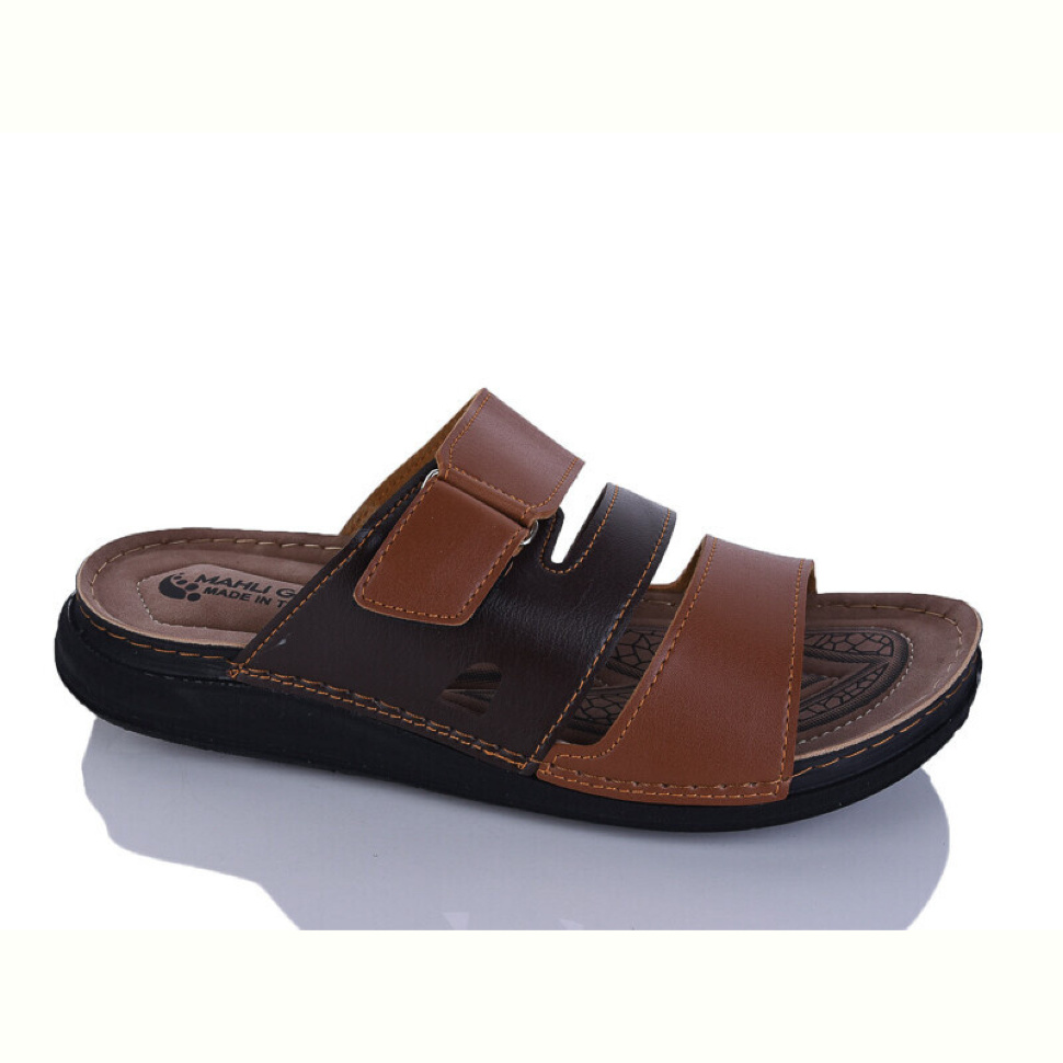 Шлепки Oscar 01-46 корич.мікс