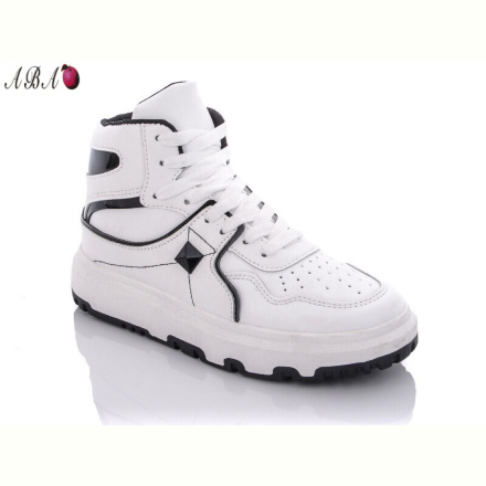 Кроссовки Aba BK72 white-black