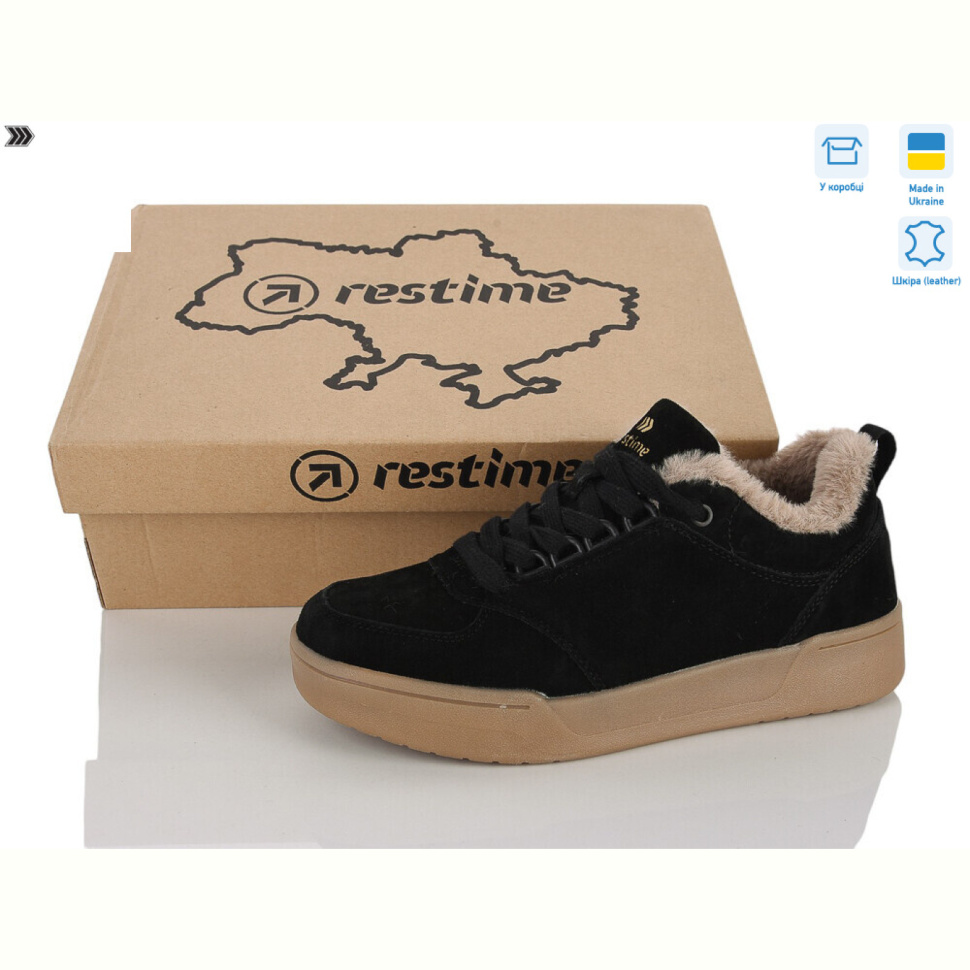 Кроссовки Restime AWZ26806 black