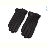 Перчатки RuBi X2-1 black шкіра олень вовна