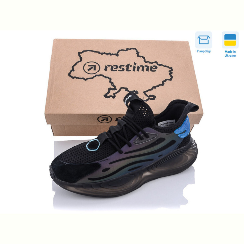 Кроссовки Restime BML22598 black Кроссовки Restime BML22598 black