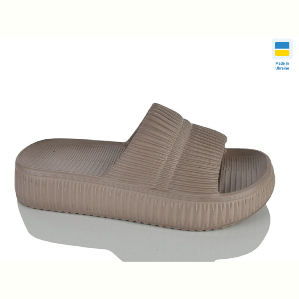 Шлепки Крок DS79 таупе
