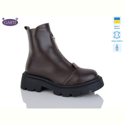 Ботинки Garti 307 корич шкіра байка