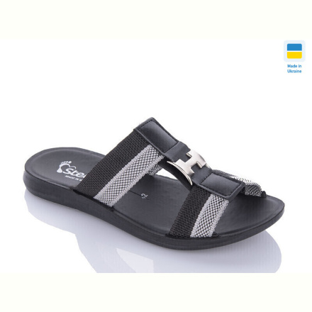 Шлепки DeMur TRK H black-grey