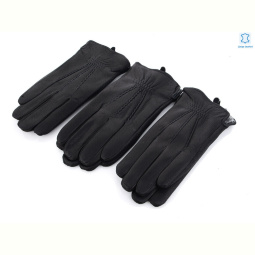 Перчатки RuBi S115М шкіра оленя-махра black