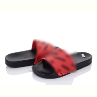 Шлепки Violeta Q115-L33-19 black-red