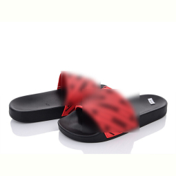 Шлепки Violeta Q115-L33-19 black-red