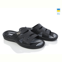 Шлепки Golden Lion Е229 чорний